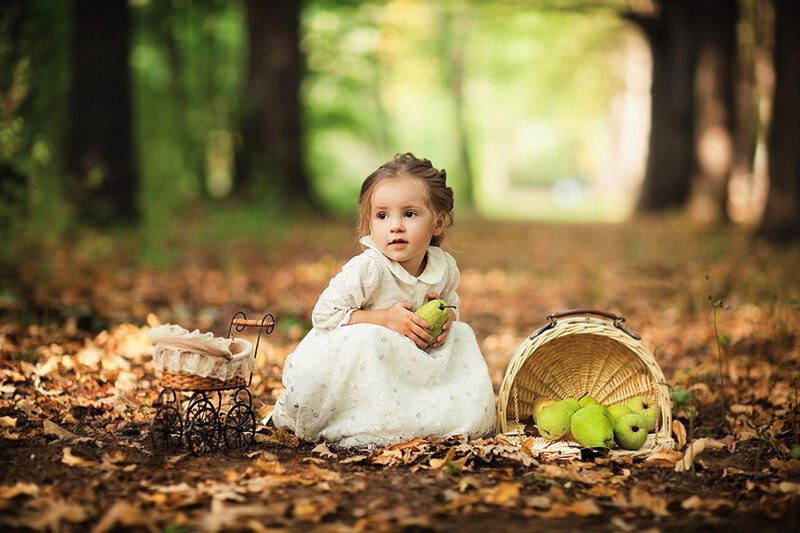 Little Girl in Forest