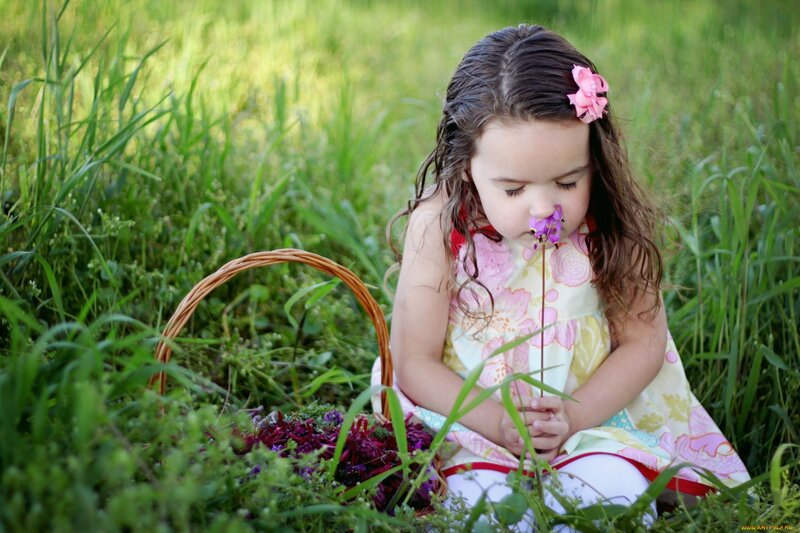 Little Girl in Grass