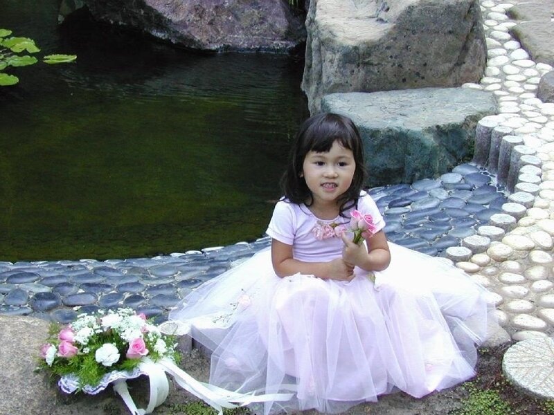 Little Girl in Pink Dress — Serene