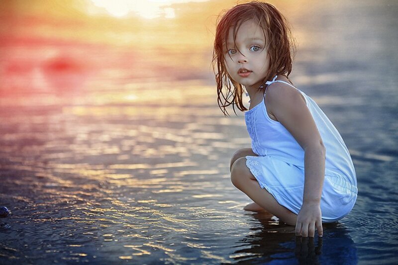 Little Girl in Water