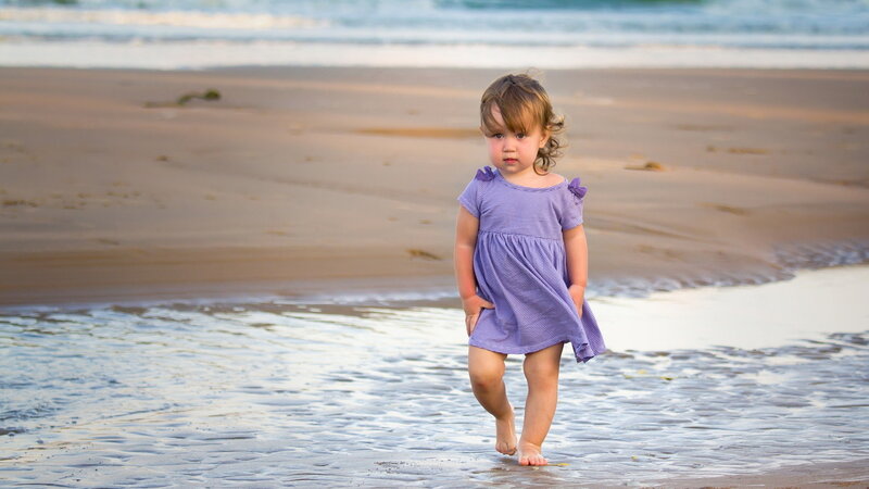 Little Girl on Beach