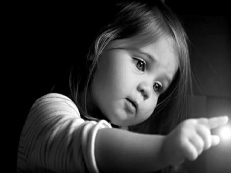 Little Girl Pointing