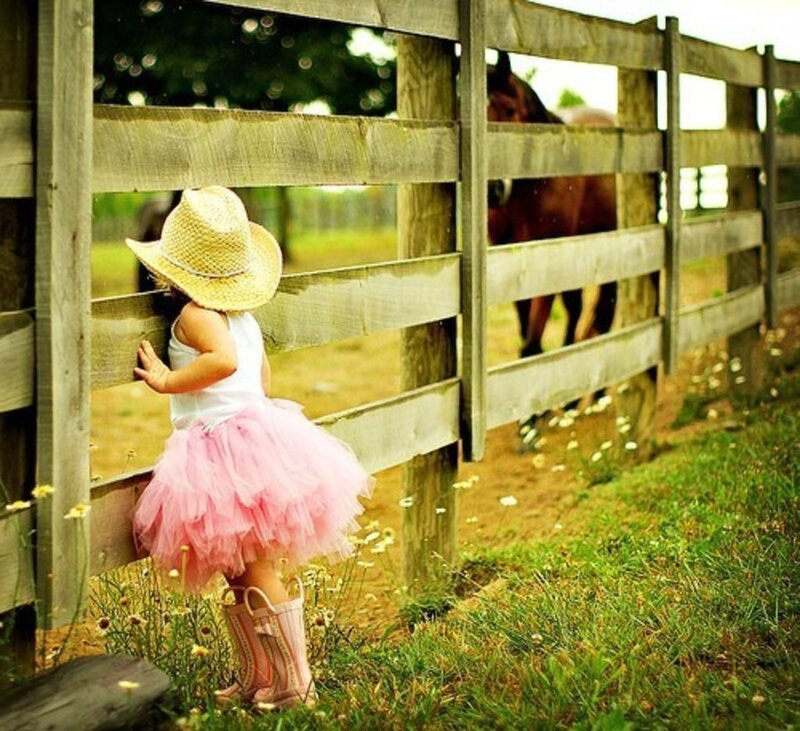 Little Girl with Horse