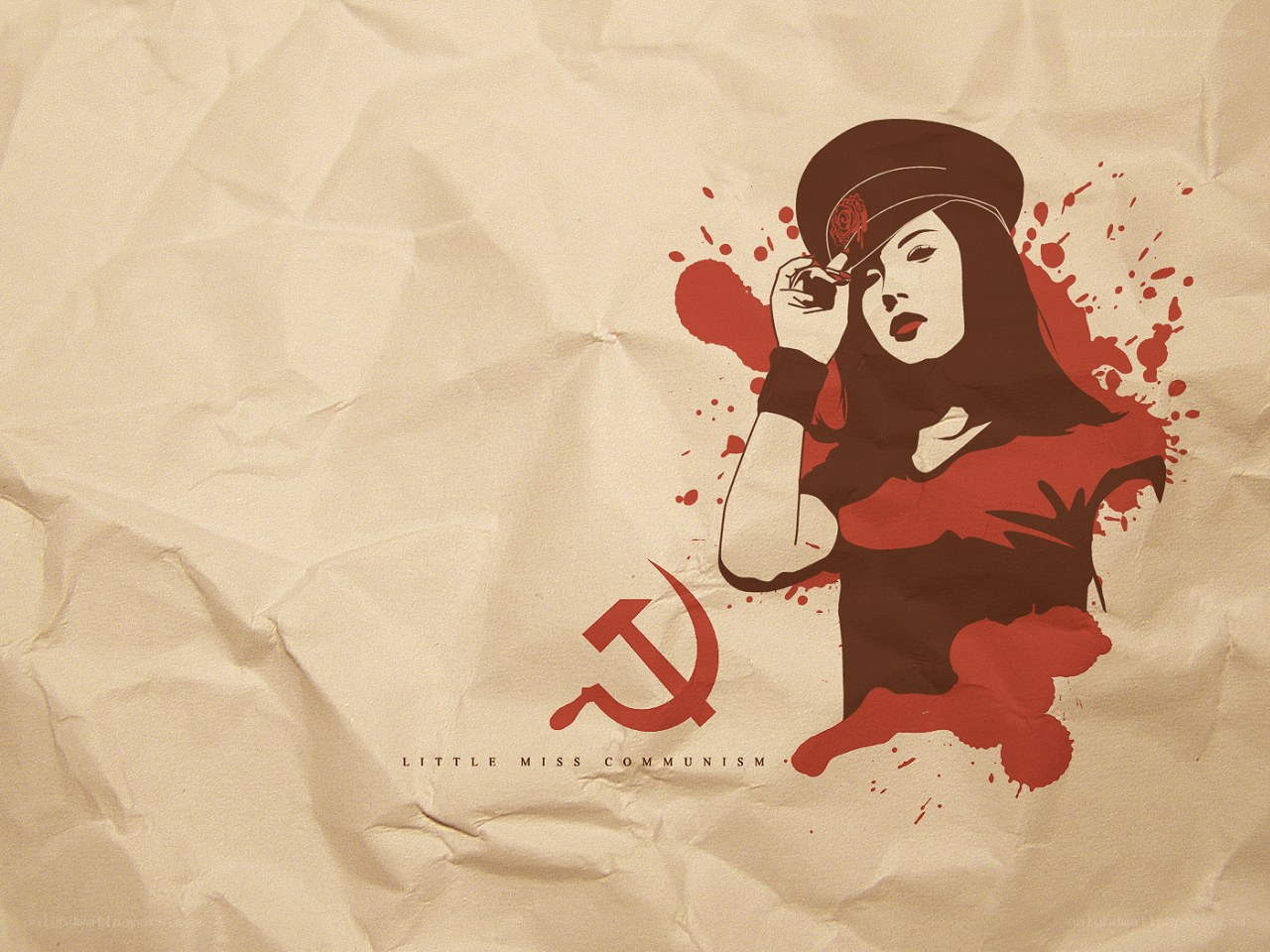 Little Miss Communism artwork