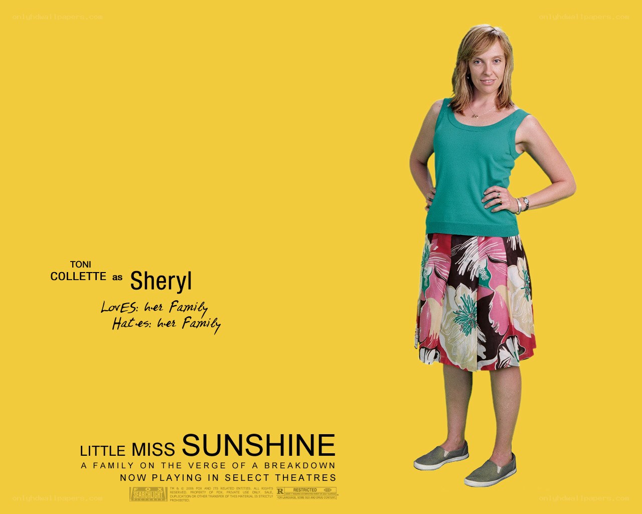 Little Miss Sunshine character poster