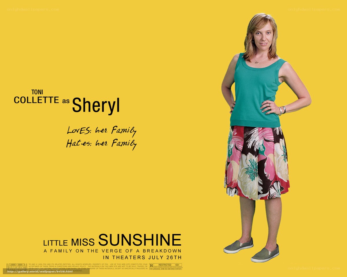 Little Miss Sunshine character poster