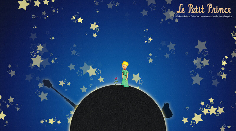 Little Prince on Asteroid — Blue