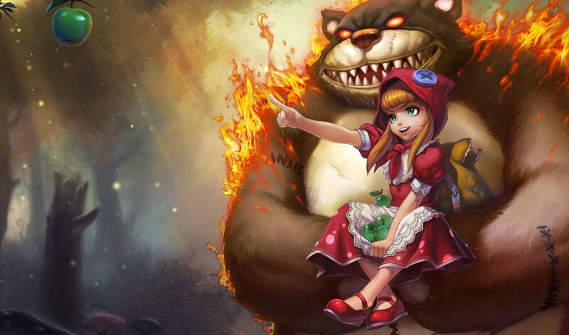 Little Red Riding Hood and the wolf