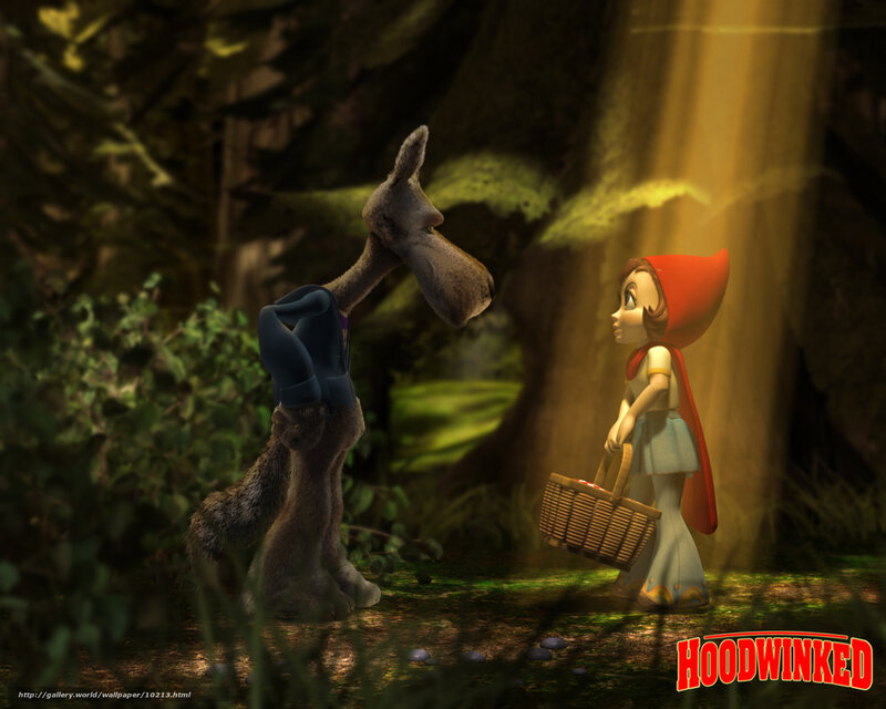 Little Red Riding Hood and the wolf