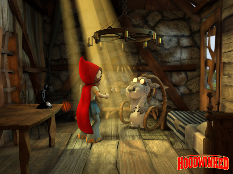 Little Red Riding Hood — Dramatic, 3d Render