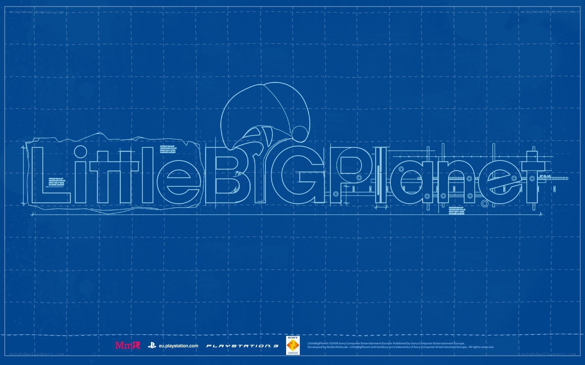 LittleBigPlanet blueprint art