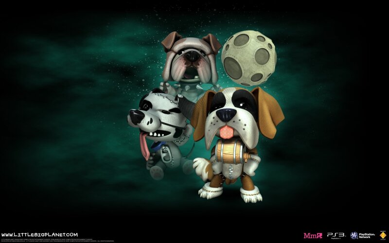 LittleBigPlanet characters underwater