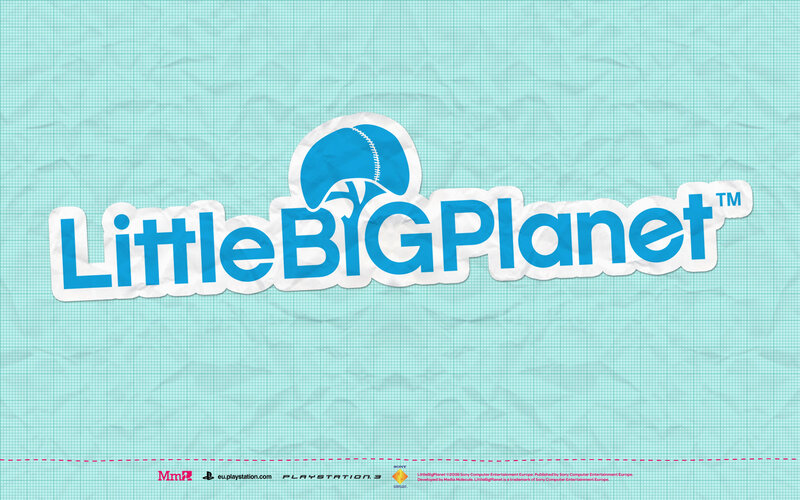 LittleBigPlanet logo on graph paper