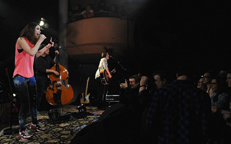 Live band performing on stage