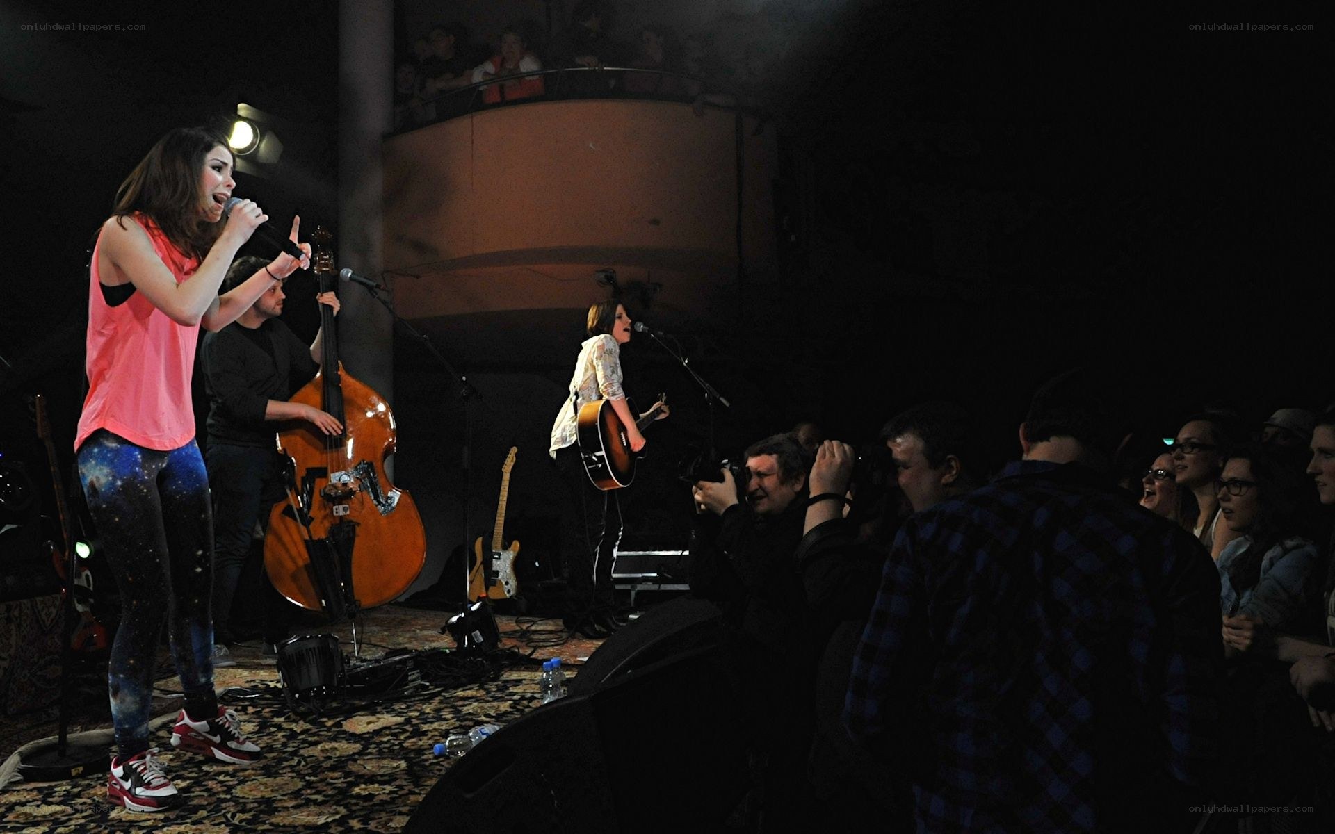 Live band performing on stage