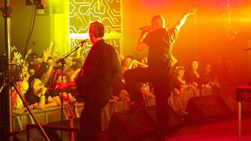 Live band performing on stage