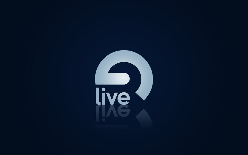 Live Logo on Dark Background