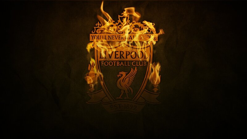 Liverpool FC Crest — Black, Dramatic