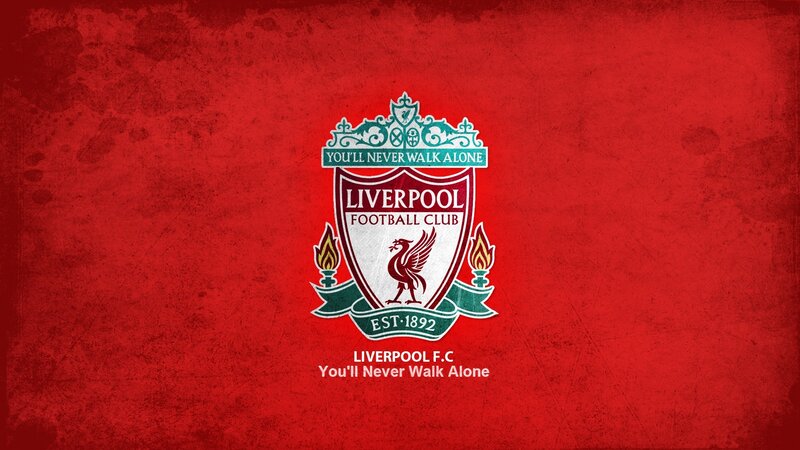 Liverpool FC crest on red background