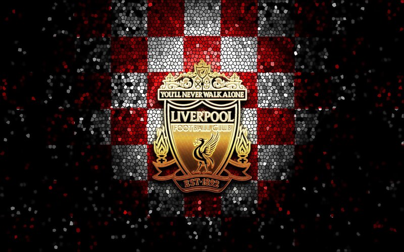 Liverpool FC Crest — Red, Dramatic, Digital Art