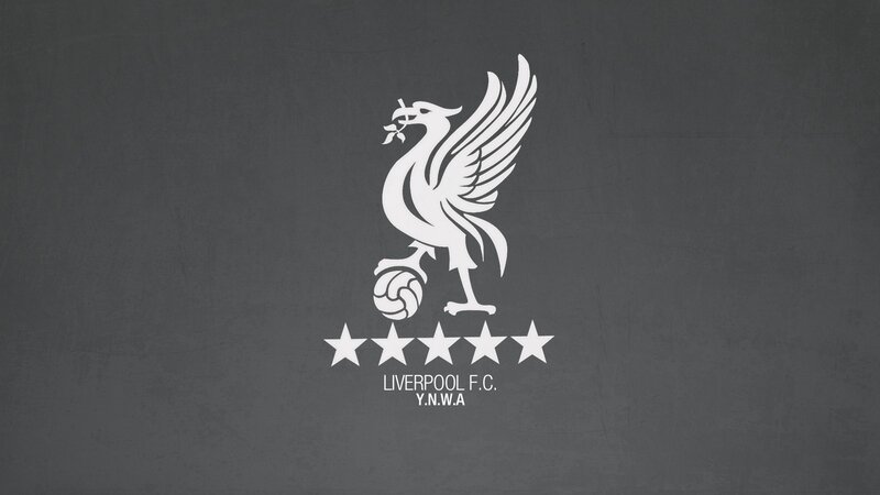 Liverpool Fc Crest — White, Minimalist