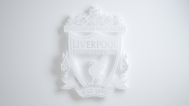 Liverpool FC Crest — White