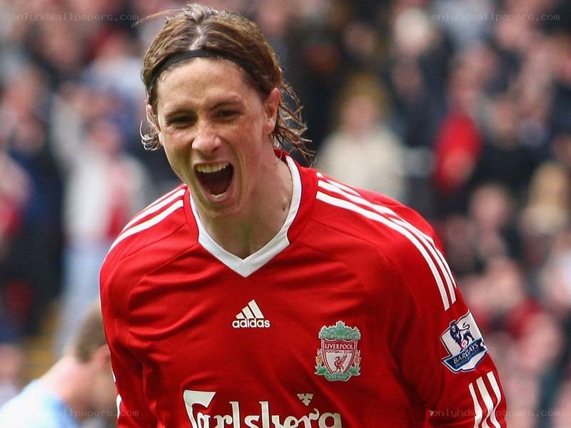 Liverpool player celebrating
