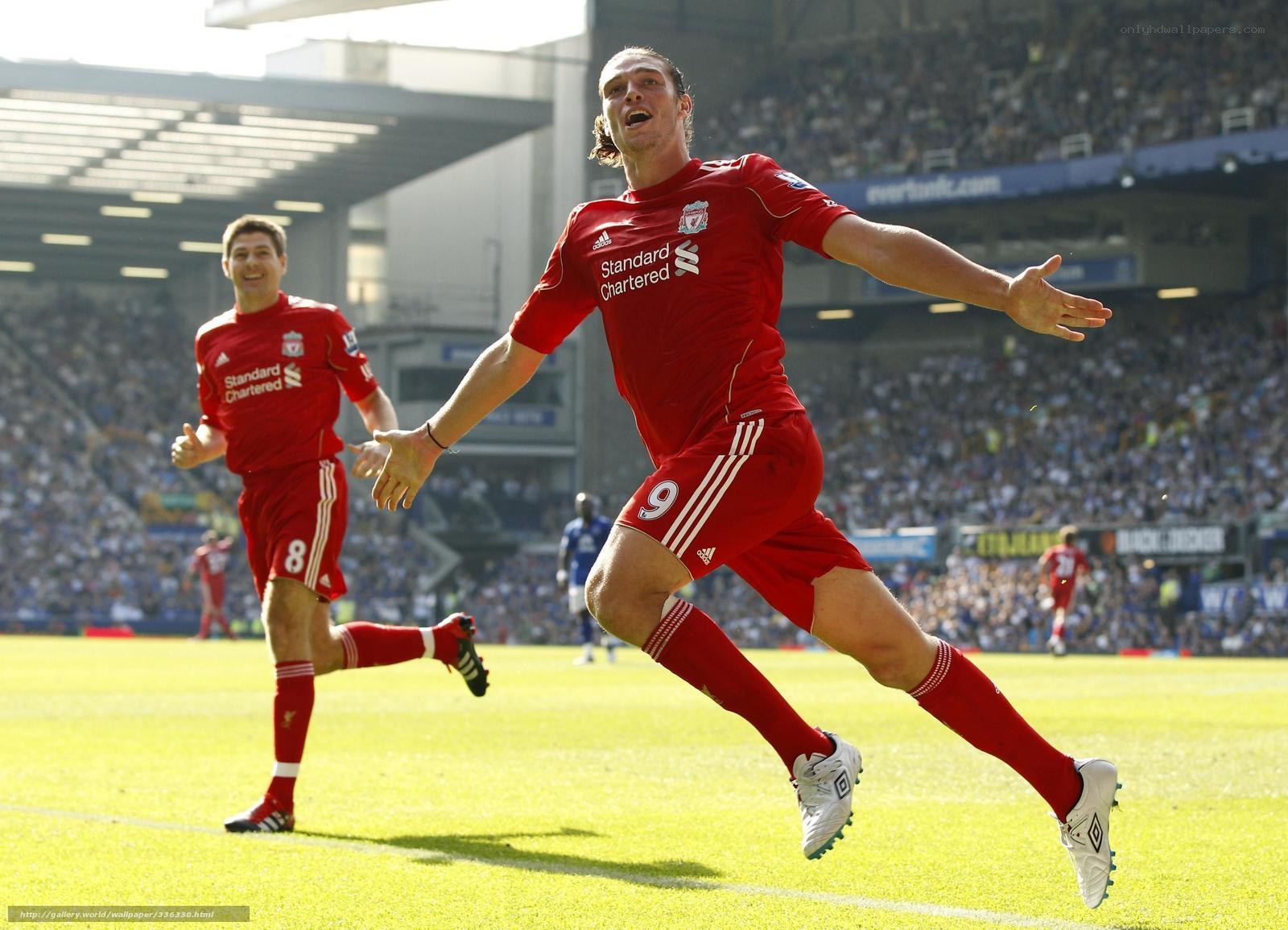 Liverpool player celebrating goal