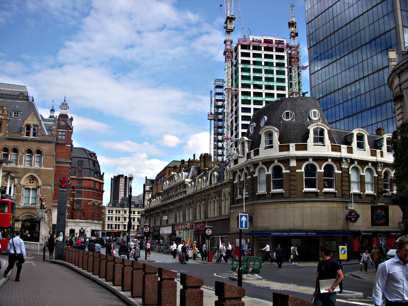 Liverpool Street Station in London