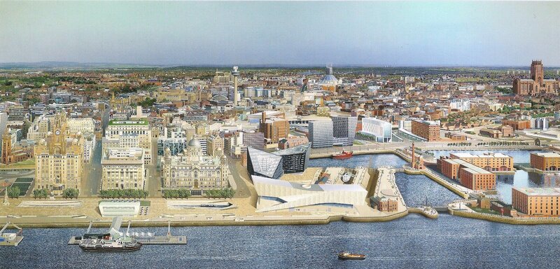 Liverpool Waterfront — Blue, Serene