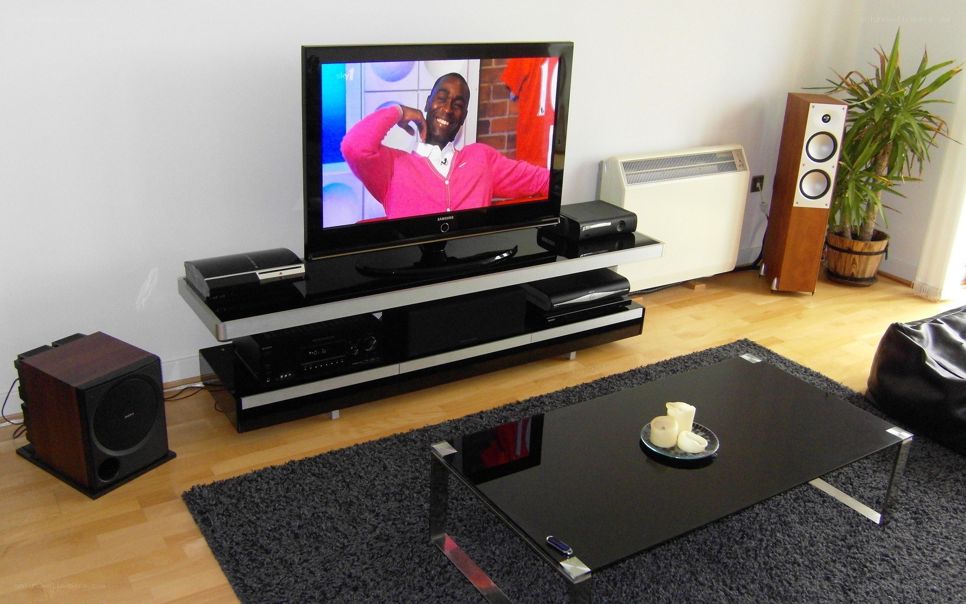 Living room entertainment setup