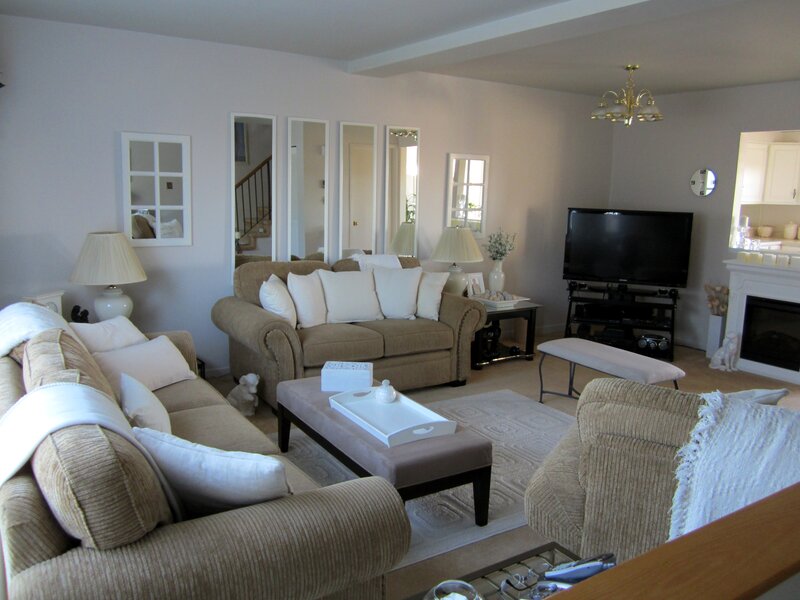 Living Room Furniture — Beige