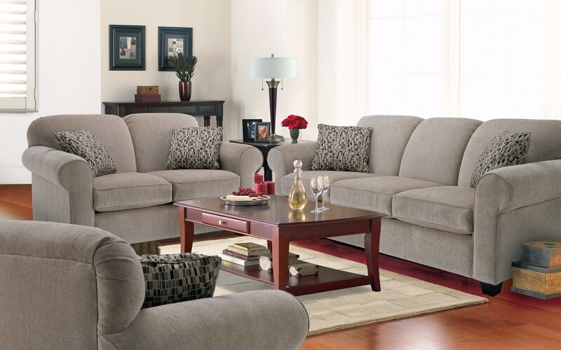 Living Room Furniture Set — Gray