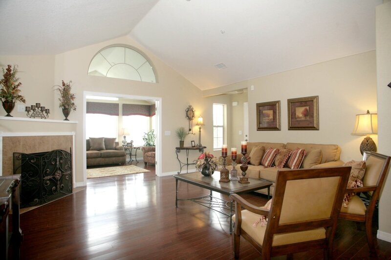 Living Room Interior — Beige, Calm, Afternoon, Photograph, Sofa, Fireplace, Coffee Table