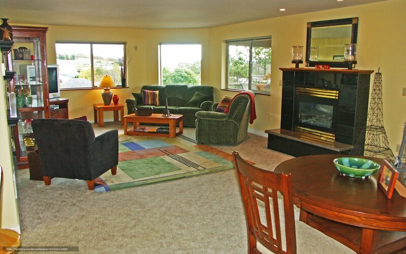 Living Room Interior — Beige, Calm, Photograph