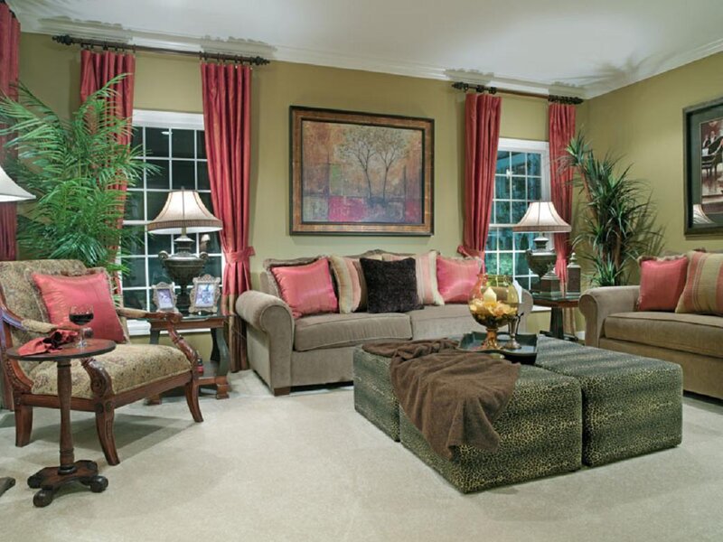 Living Room Interior — Beige, Cozy