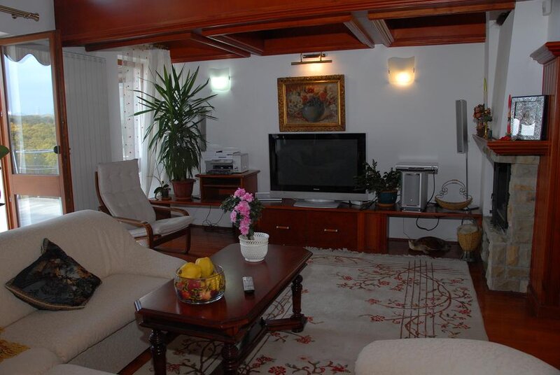 Living Room Interior — Brown, Calm