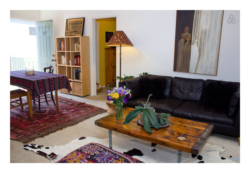 Living Room Interior — Brown, Cozy