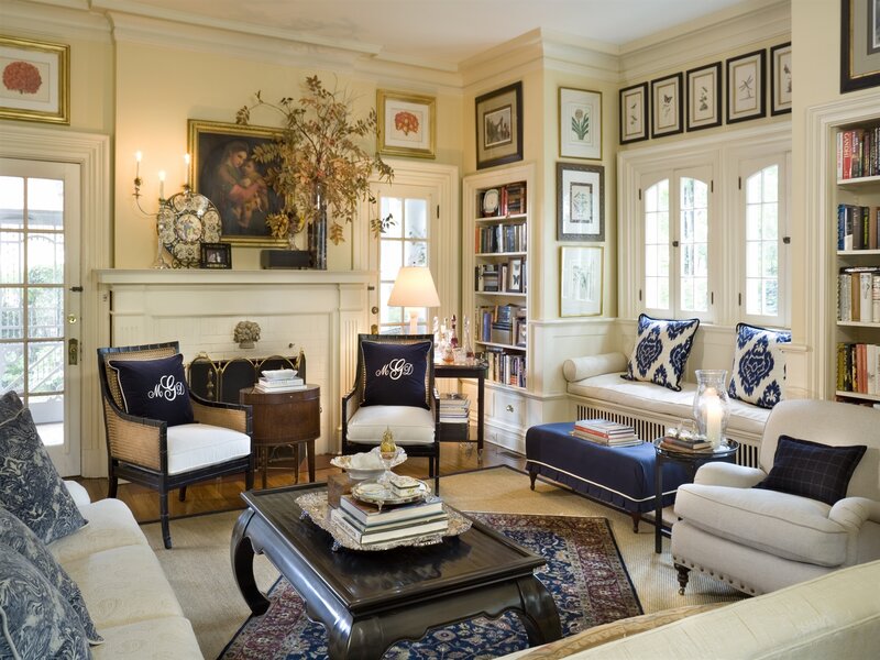 Living Room Interior — Cream