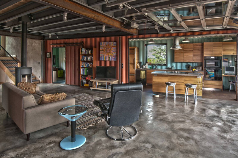 Living Room Interior — Gray