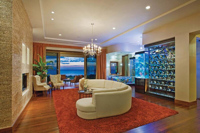 Living Room with Aquarium