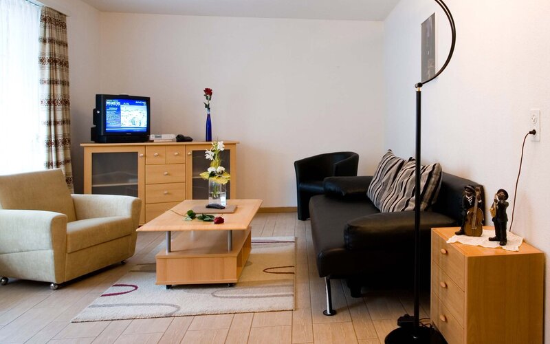 Living room with furniture