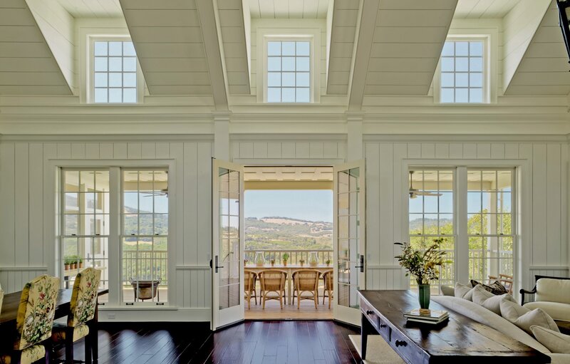 Living Room with Patio View