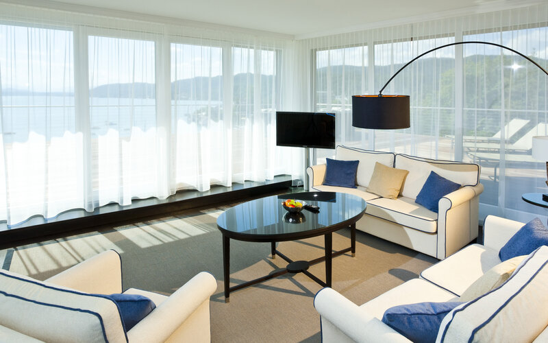 Living Room with Sea View