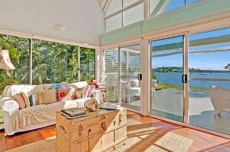 Living Room with Water View