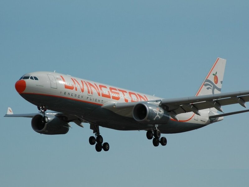 Livingston Airline A330 in Flight