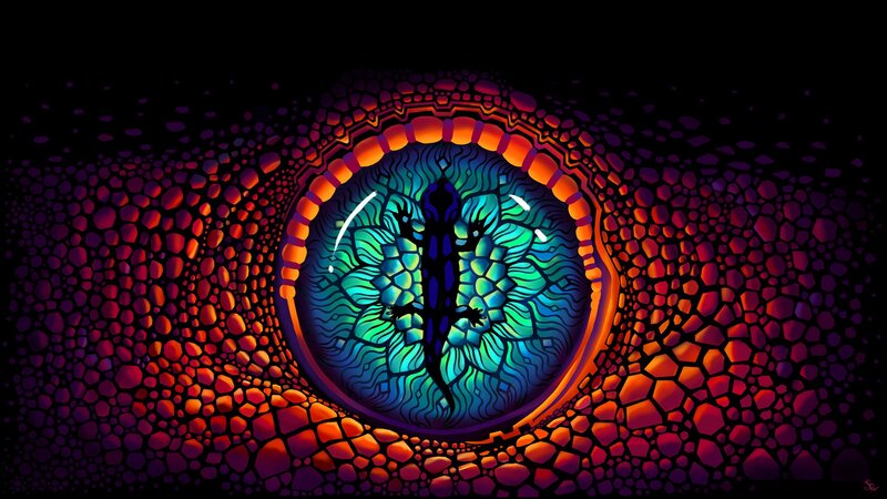 Lizard in Eye