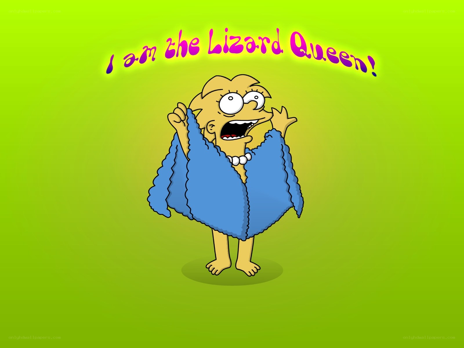 Lizard Queen Lisa Simpson