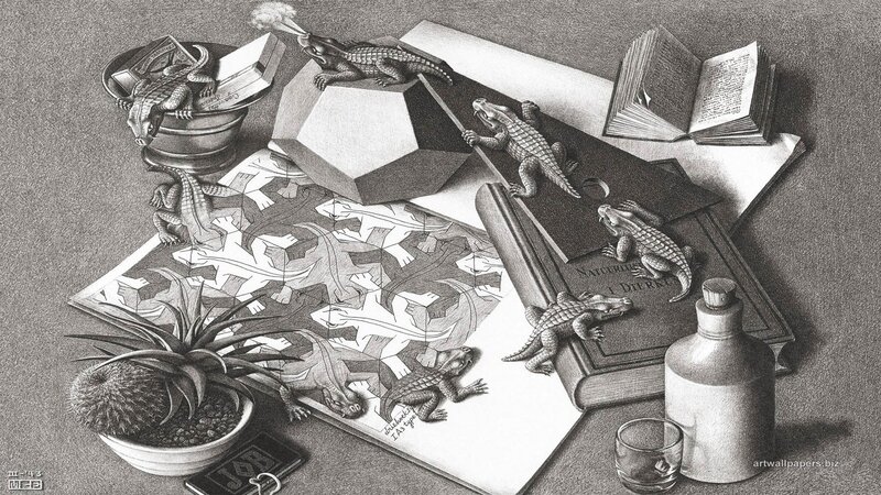 Lizards on Books and Objects