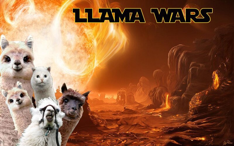 Llama Wars poster